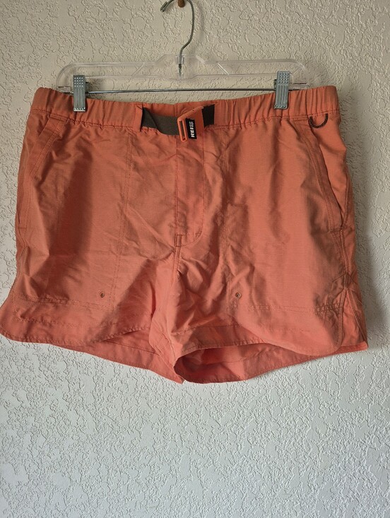 REI Pants - REI Co-op Belted Nylon Outdoor Hiking Swim Shorts Women’s Size L Orange
